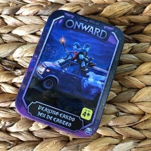 Disney Onward playing cards in tin